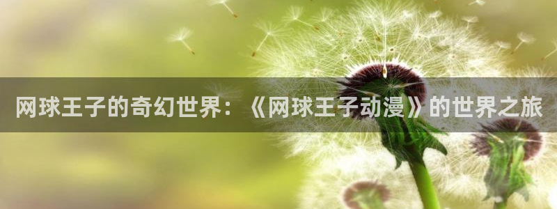 亚洲成人动漫天堂：网球王子的奇幻世界：《网球王子动漫》的世界之旅